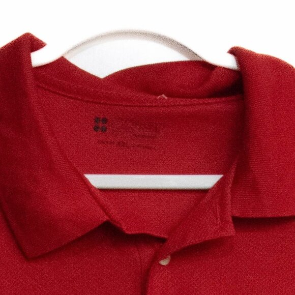 Red Air Force Polo Gear for Sports Shirt Size XXL Short Sleeve Polyester Blend M - Picture 2 of 8